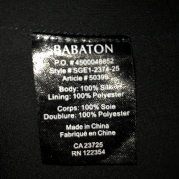 Aritzia Babaton 100% Silk Lined Liev Blouse - Picture 5 of 5